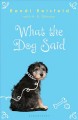 Go to record What the dog said