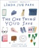Go to record The one thing you'd save